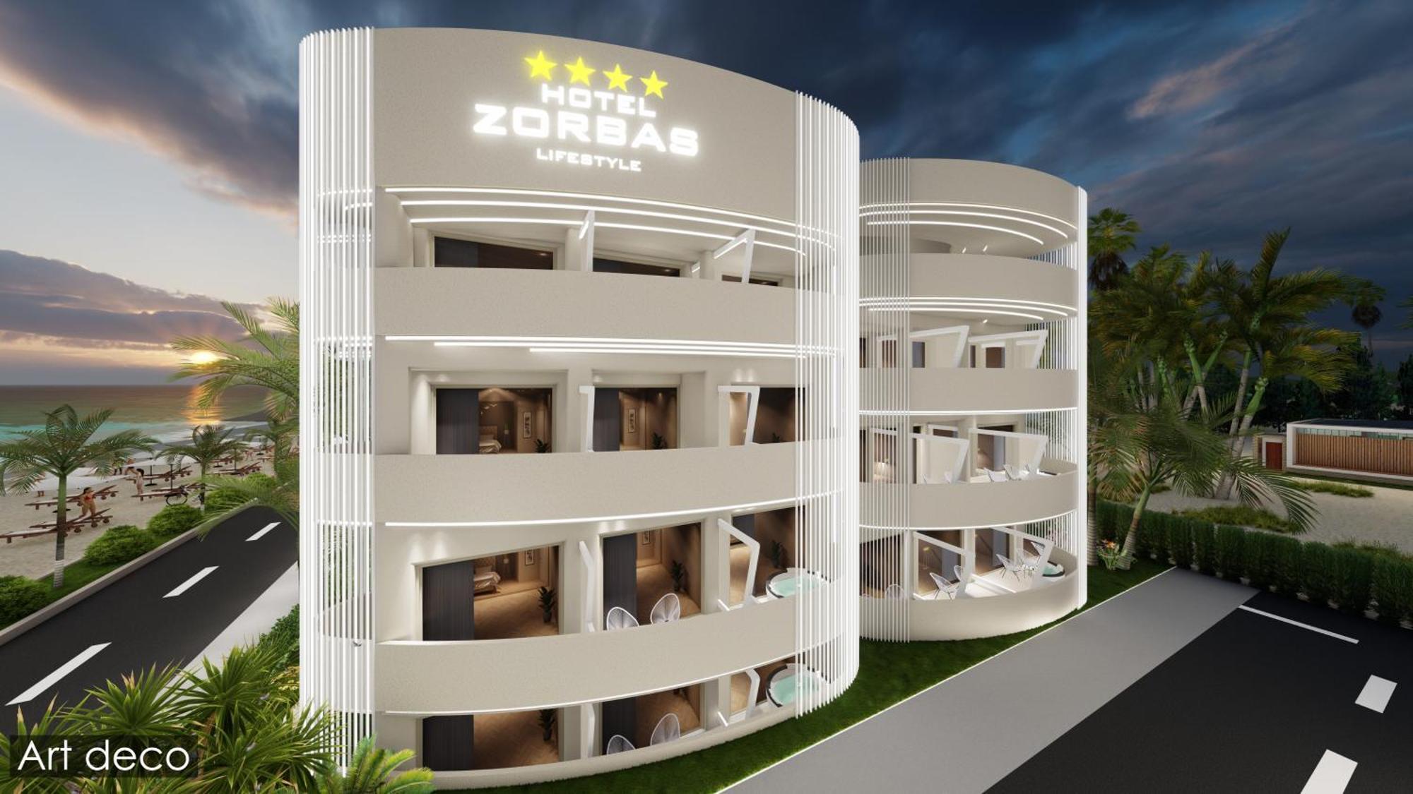 Zorbas Lifestyle Hotel Georgioupoli Bagian luar foto