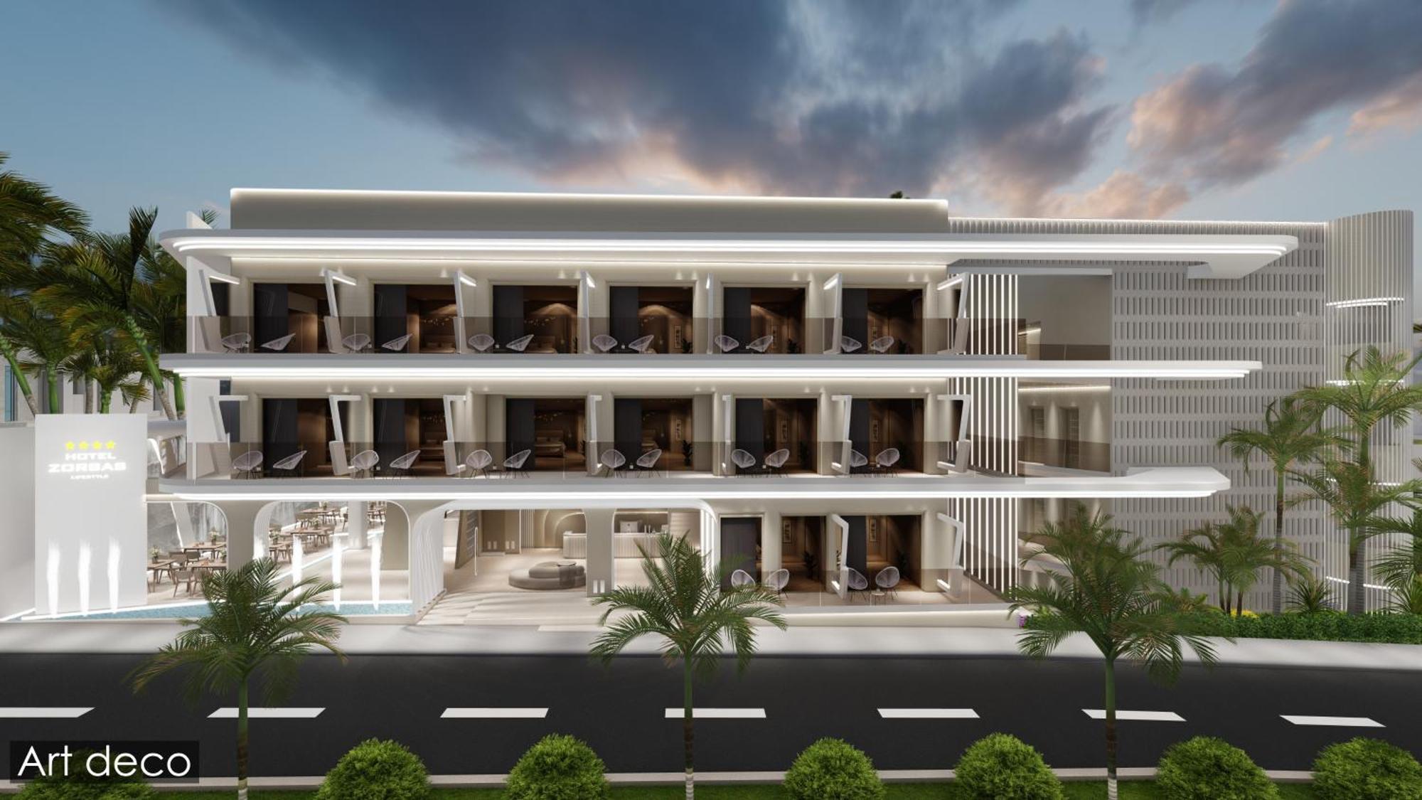 Zorbas Lifestyle Hotel Georgioupoli Bagian luar foto