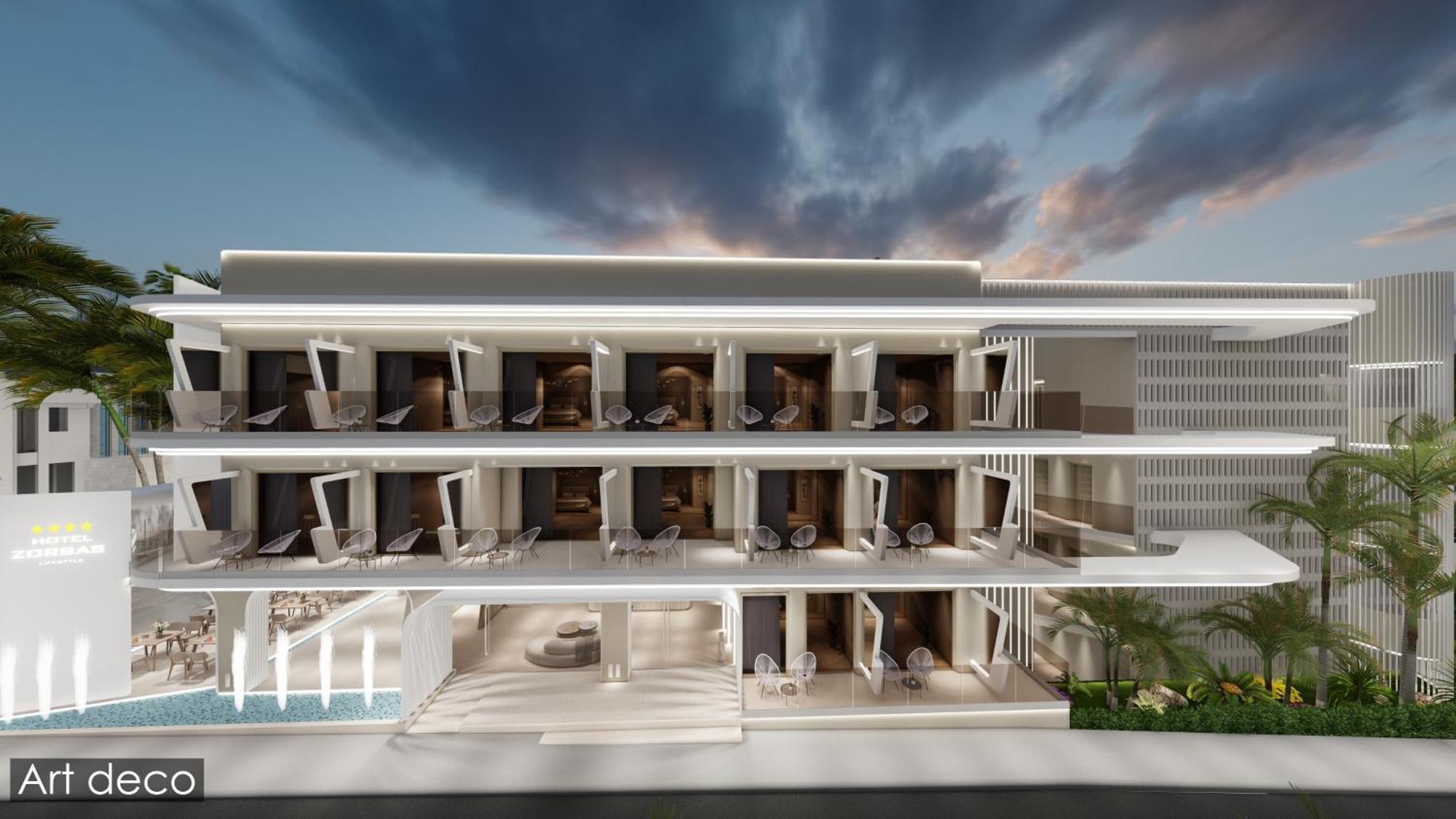 Zorbas Lifestyle Hotel Georgioupoli Bagian luar foto